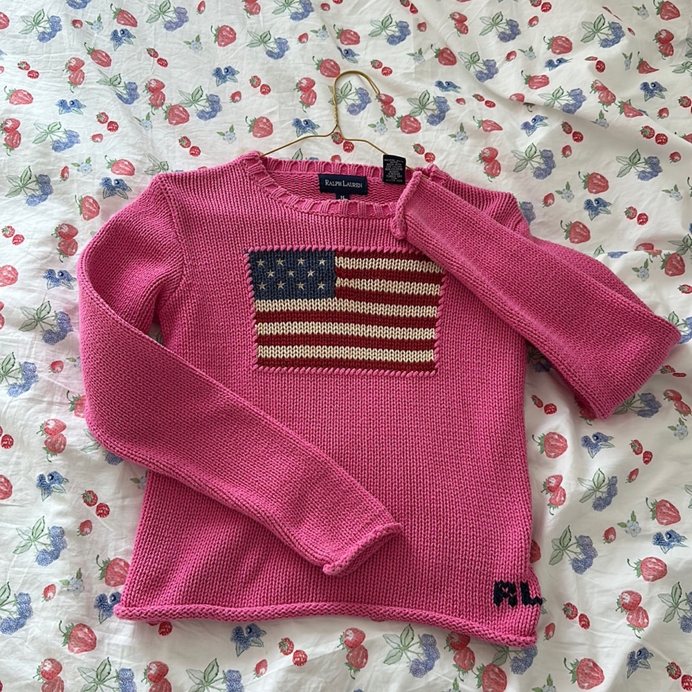 YOUTH M Polo Flag Sweater